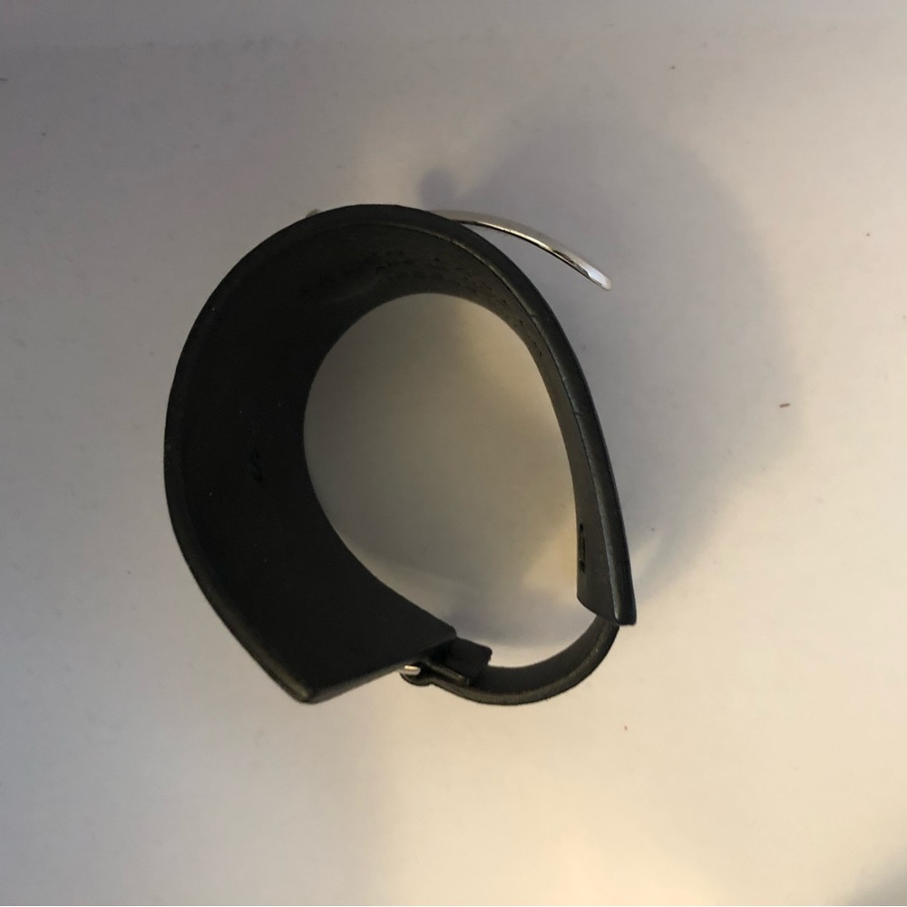 NEW Ralph Lauren Collection Black Leather Cuff Bracelet